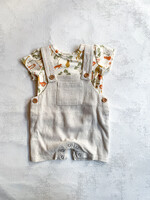 Elitaire Petite Wella Overalls Set in Safari