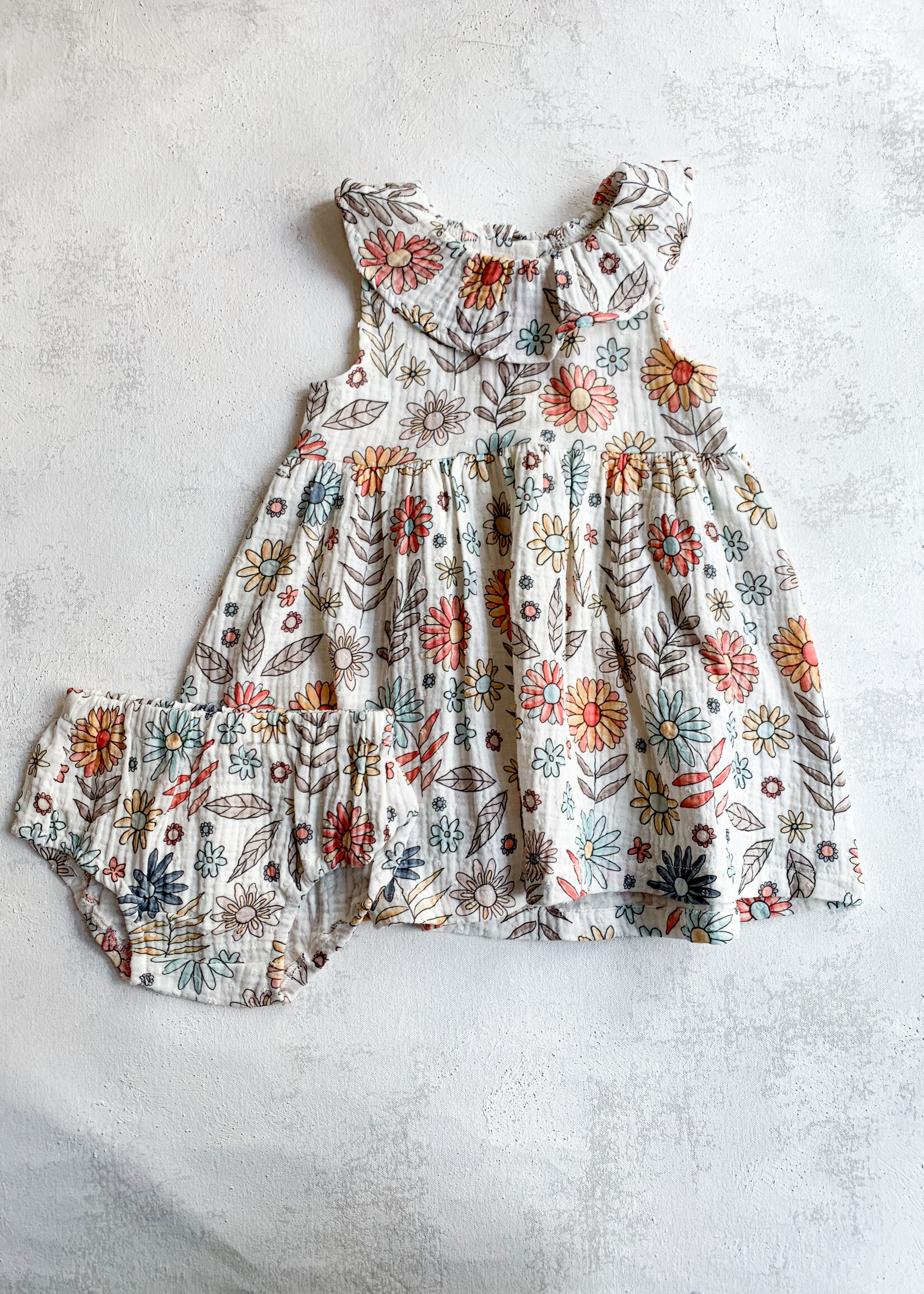Elitaire Petite Beau Dress in Retro Floral