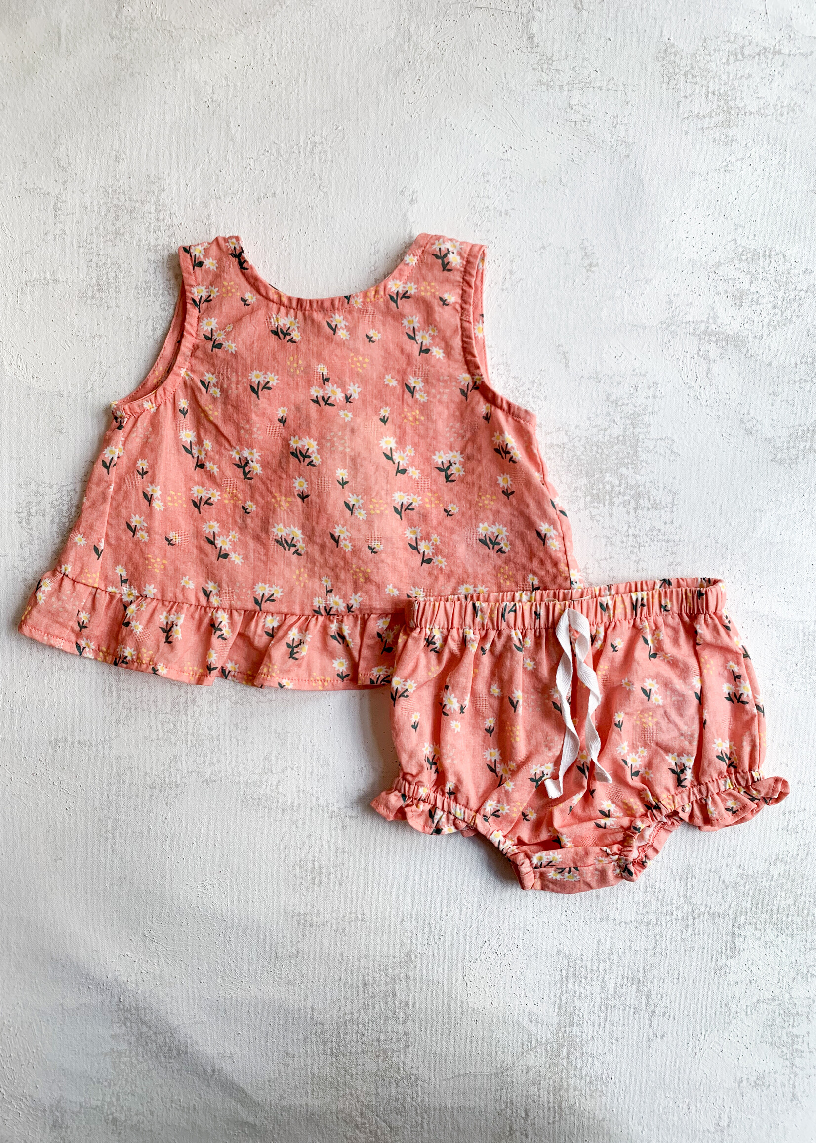 Elitaire Petite Aria Set in Peach Floral