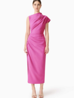 Elitaire Boutique Chantal Asymmetrical Midi Dress