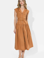 Elitaire Boutique Kennedy Midi Shirt Dress