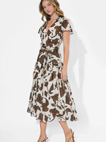 Elitaire Boutique Taylor Cape Midi Dress