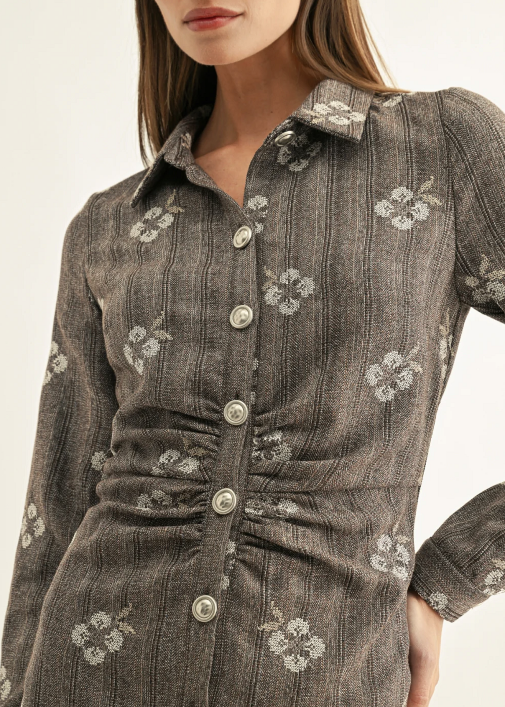 Elitaire Boutique Nina Mini Shirt Dress
