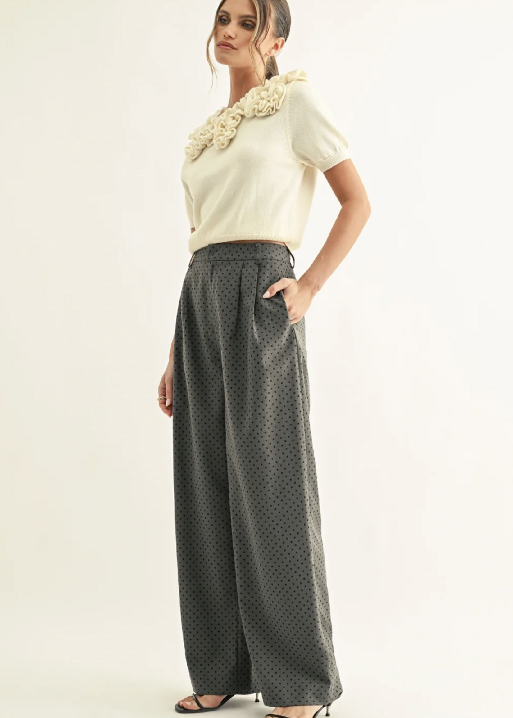 Elitaire Boutique Crista Polka Dot Pants