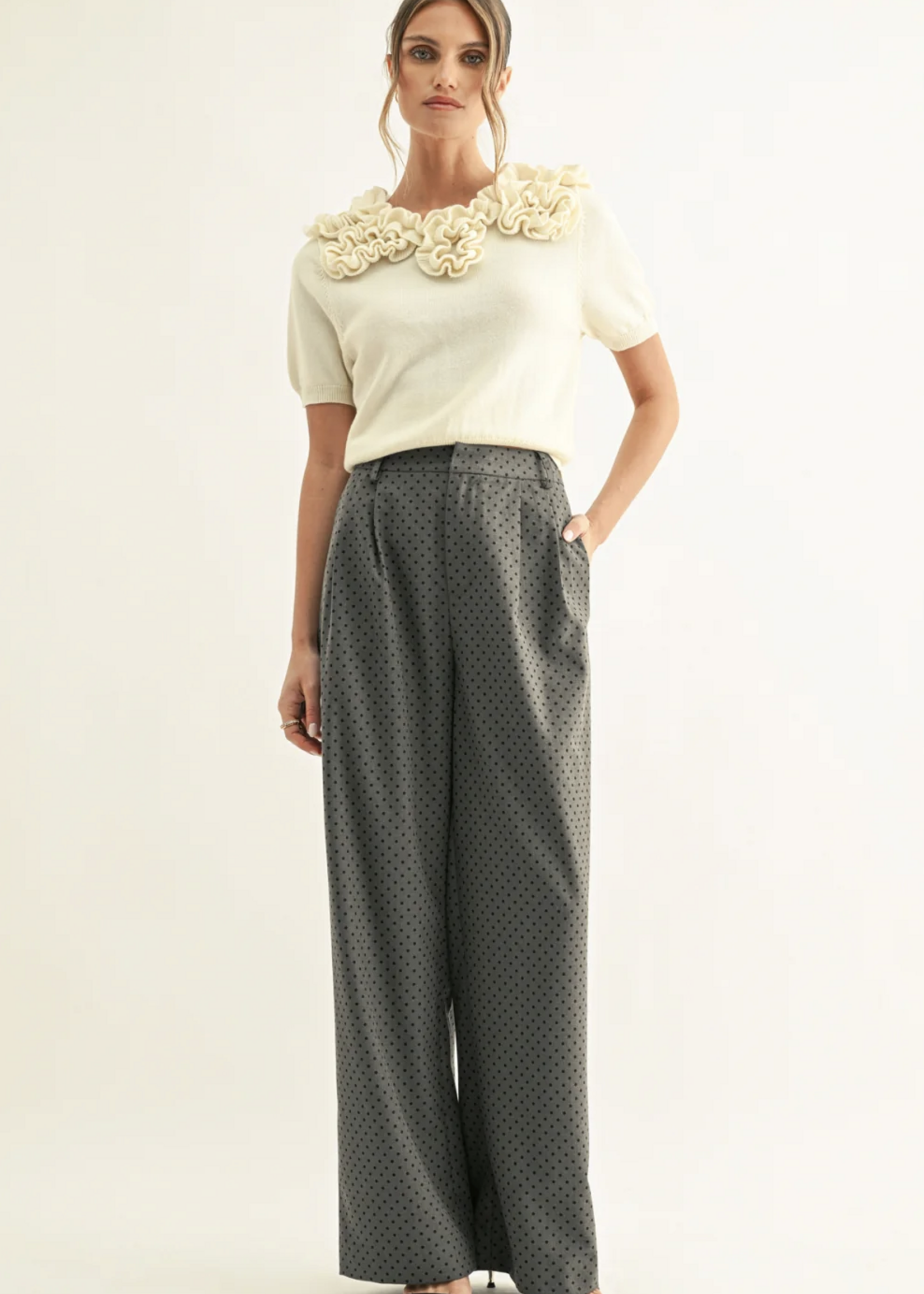 Elitaire Boutique Crista Polka Dot Pants
