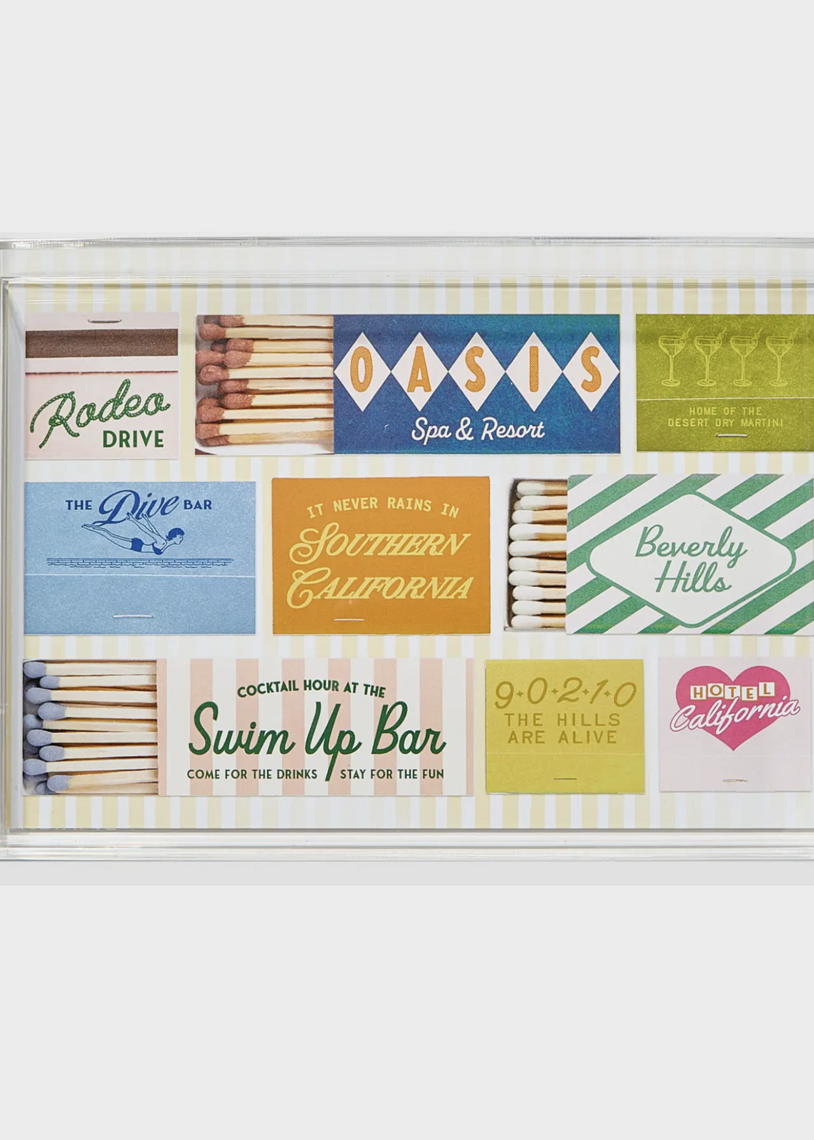 Elitaire Boutique California Matchbook Small Tray