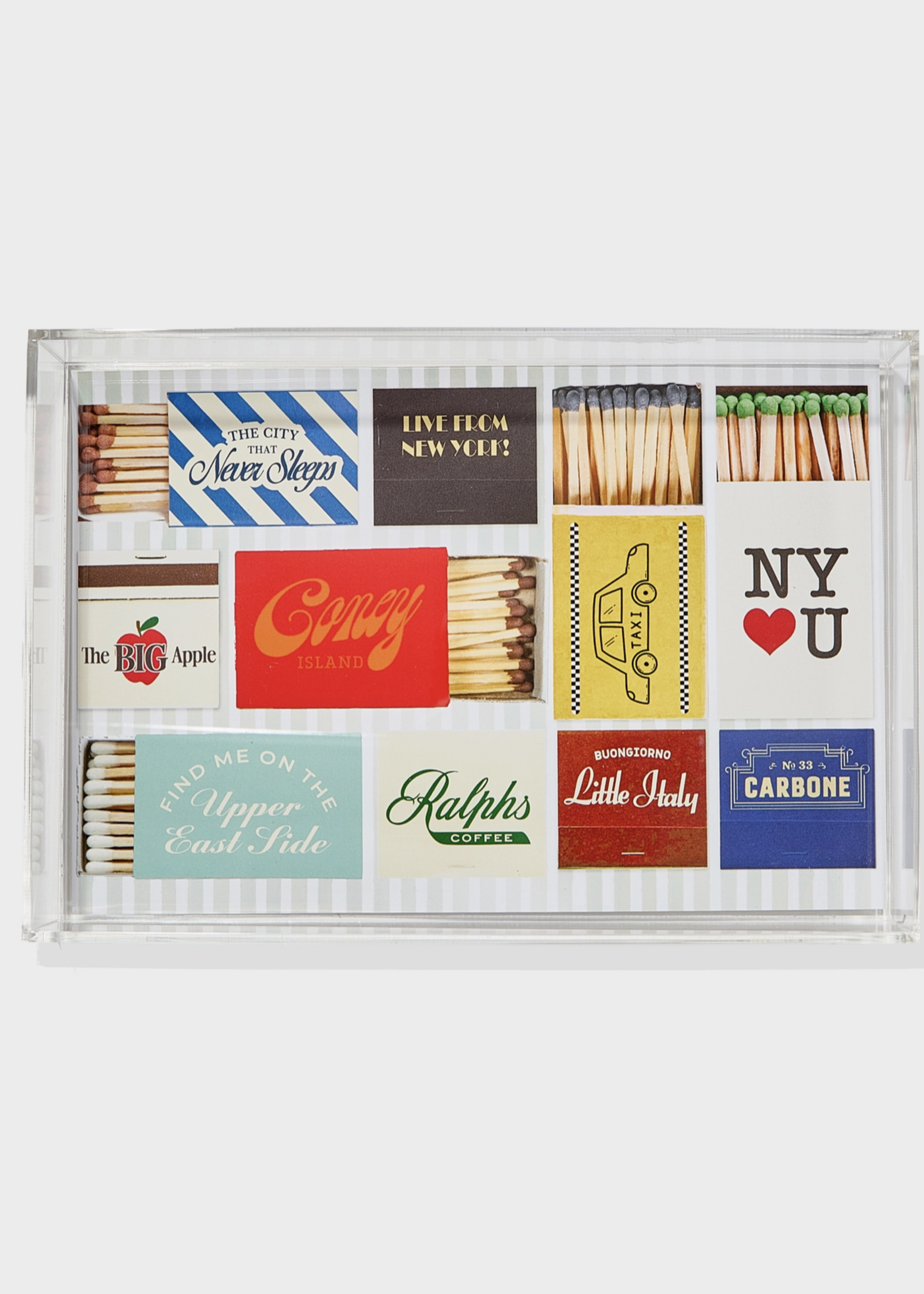 Elitaire Boutique New York Matchbook Small Tray