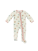 Elitaire Petite Pastel Butterflies Footie Sleeper