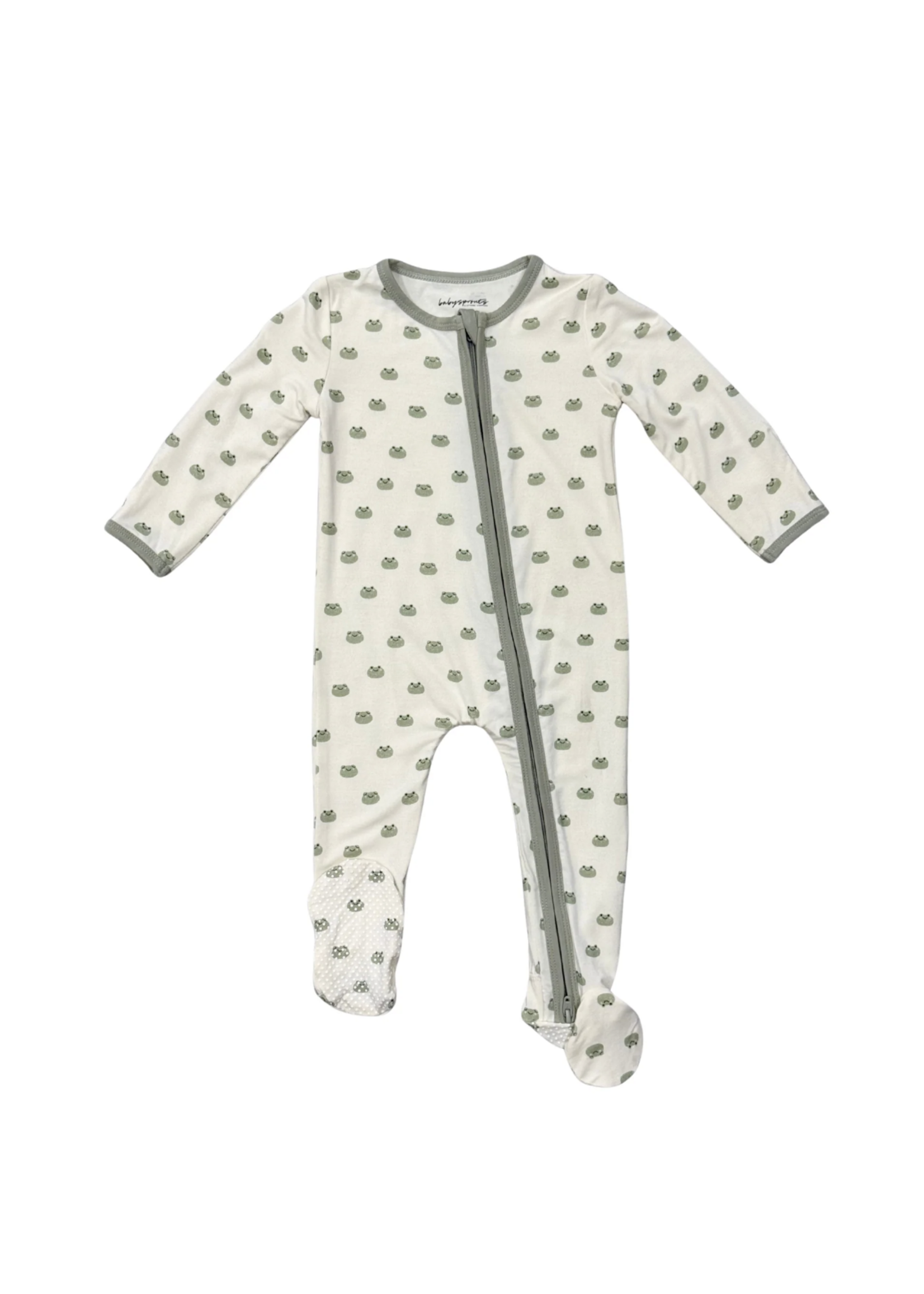 Elitaire Petite Frogs Footie Sleeper