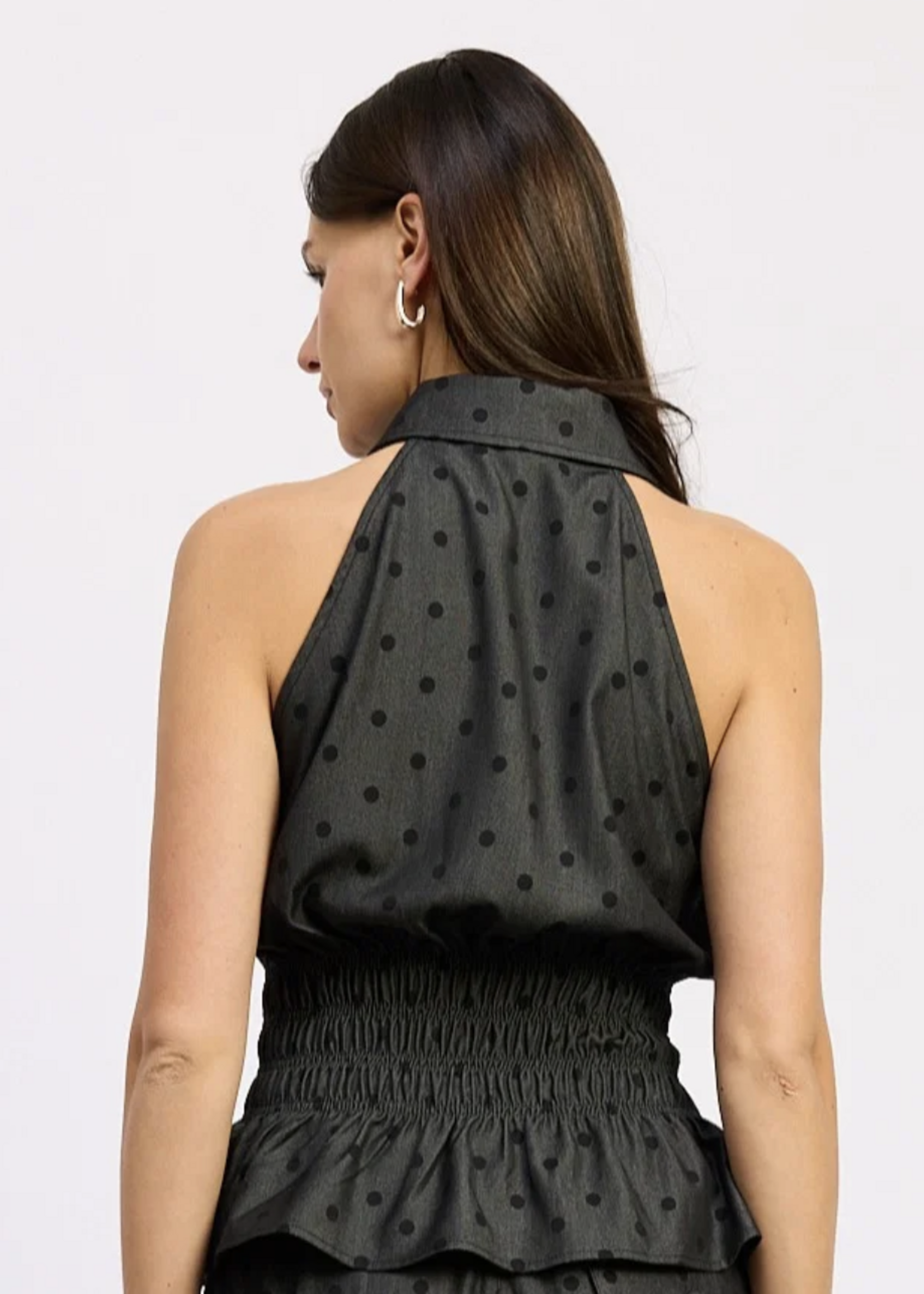 Elitaire Boutique Adrienne Peplum Top