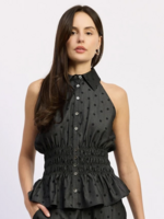 Elitaire Boutique Adrienne Peplum Top