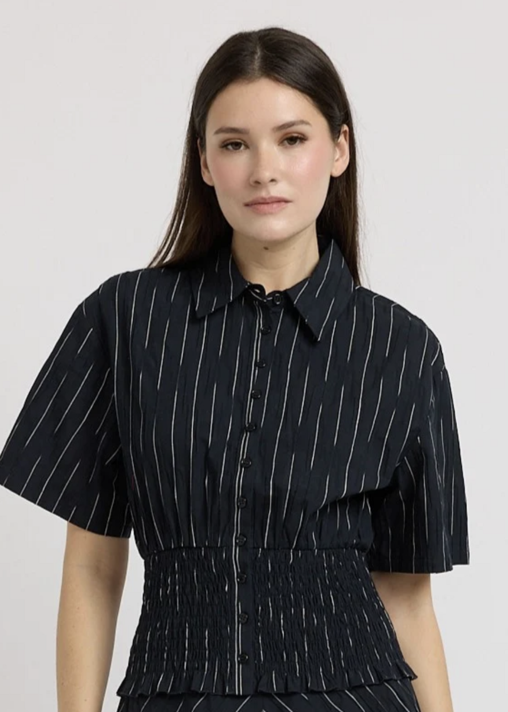 Elitaire Boutique Tricia Peplum Shirt