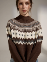 Elitaire Boutique Cinnamon Turtleneck Sweater