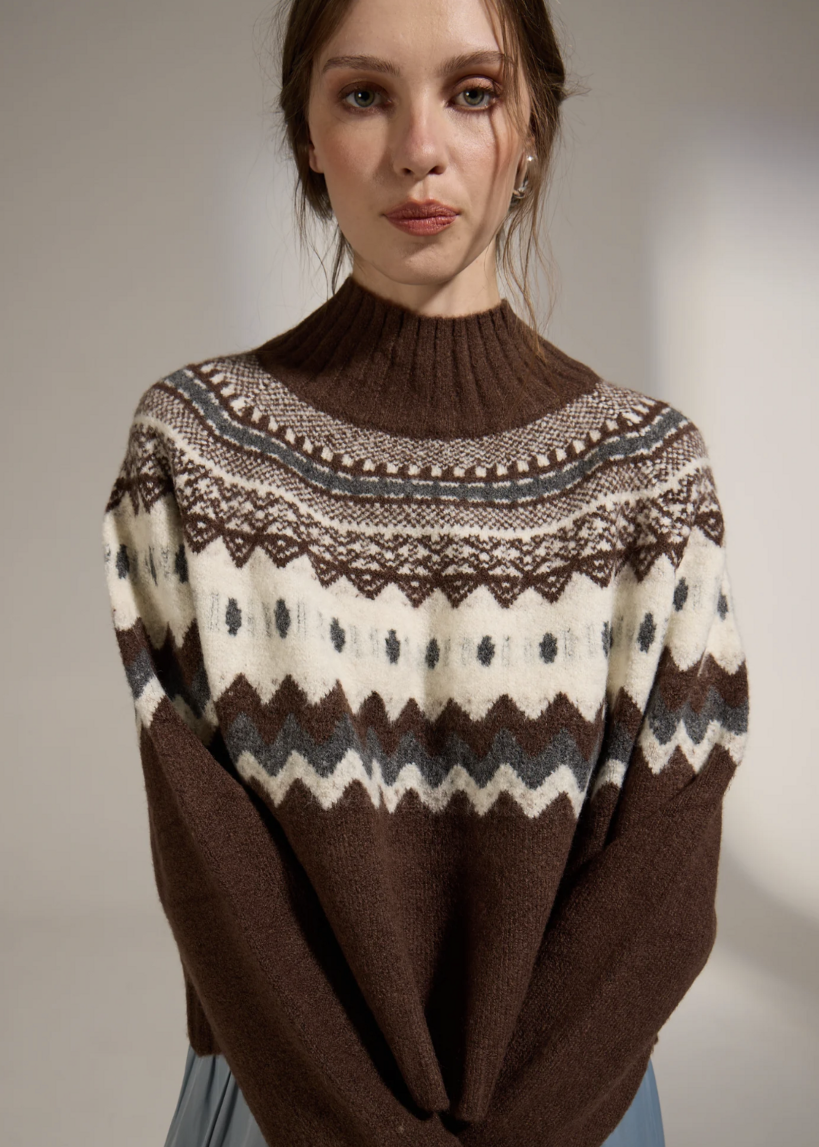 Elitaire Boutique Cinnamon Turtleneck Sweater