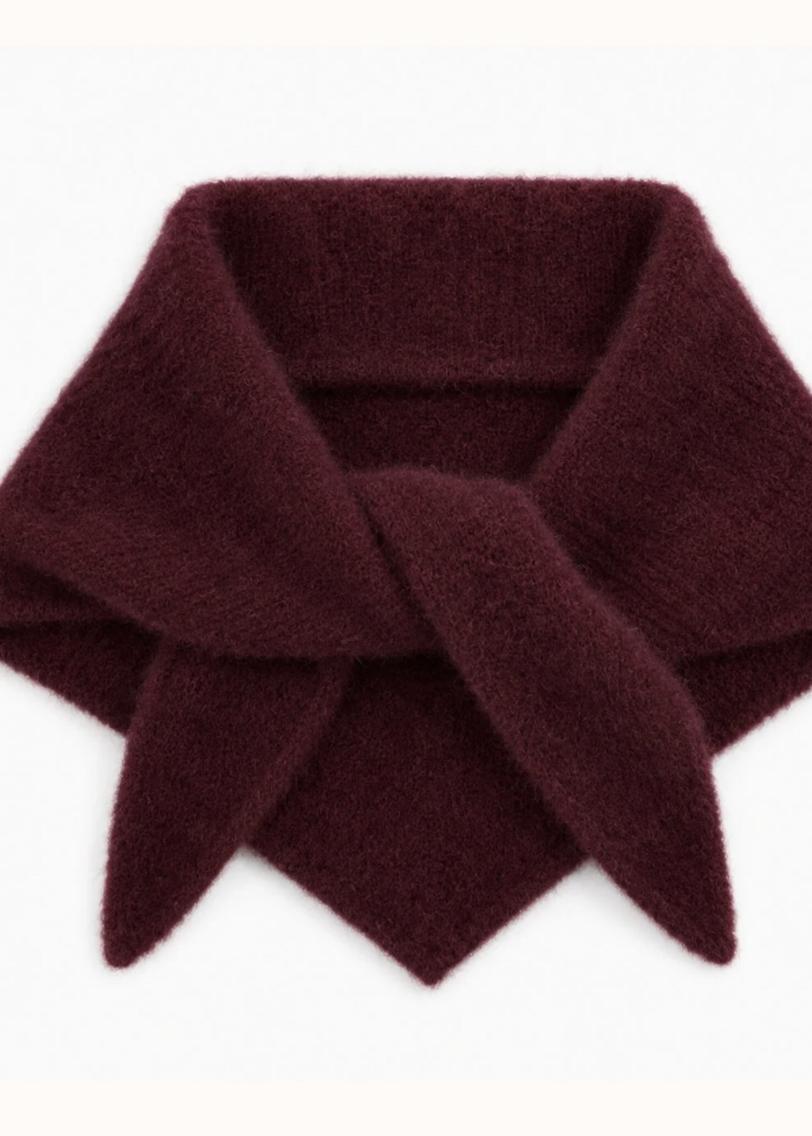 Elitaire Boutique Hiji Triangle Scarf in Maroon