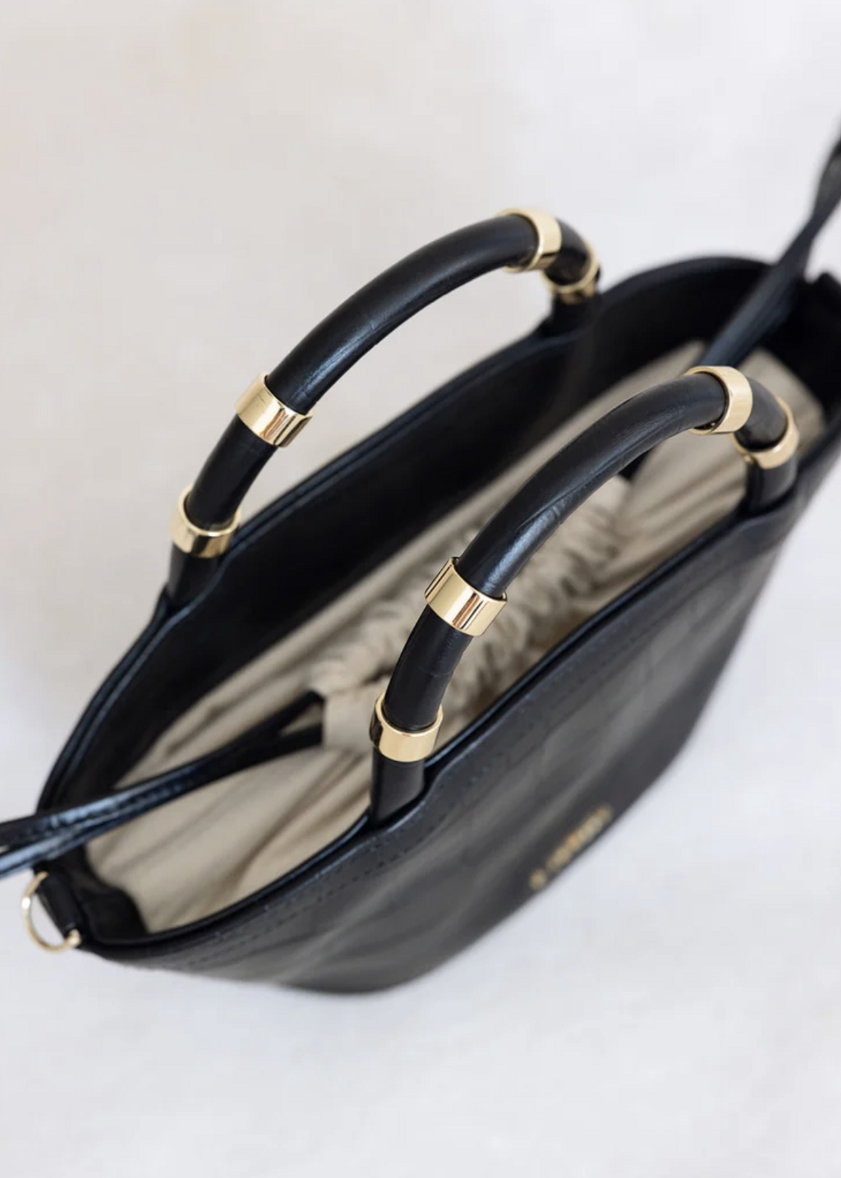 Elitaire Boutique The Mini Tote in Black Croc