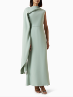 Elitaire Boutique Leonara Asymmetric Cape Gown