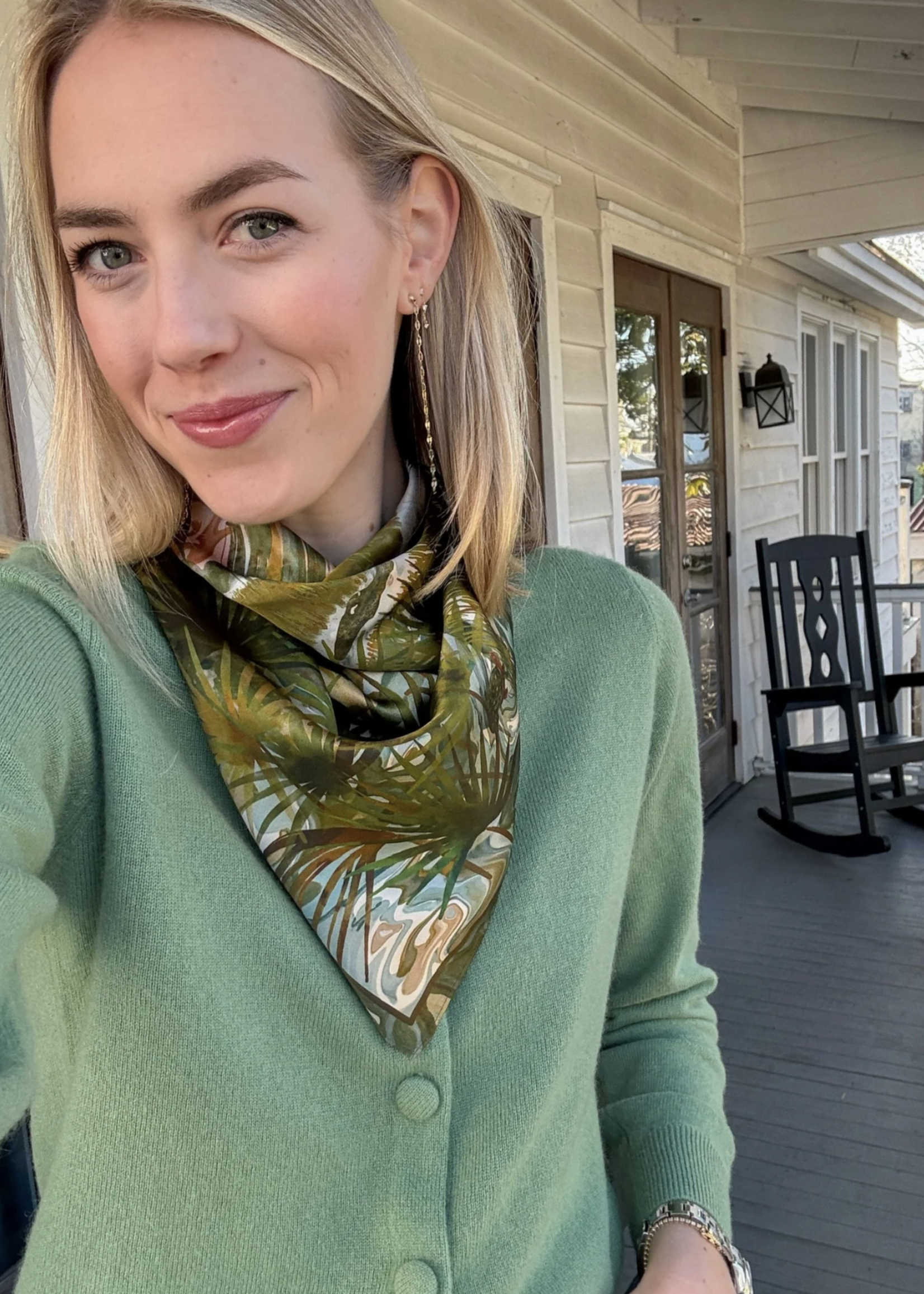 Elitaire Boutique Charleston Marsh Silk Scarf by Swells