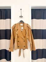 Elitaire Boutique Eleanor Cropped Trench Coat