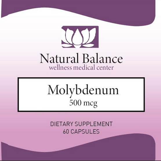 Biomed---------- MOLYBDENUM 500 mcg (Pure/Douglas) (60 caps) (Replacement for Kirkman Molybdenum: New Instructions)