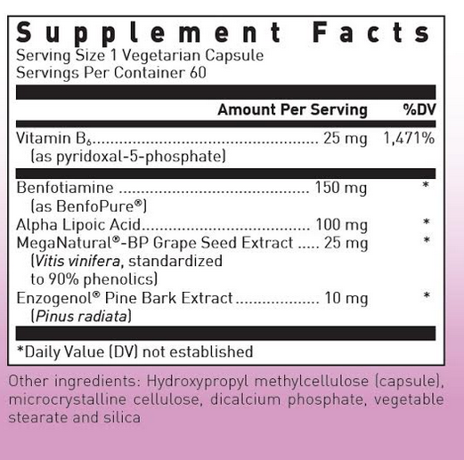 Basic------------- BENFOTIAMINE 150 mg  (60 caps)