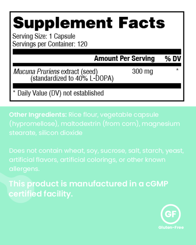 Mood------------- MUCUNA 120CT