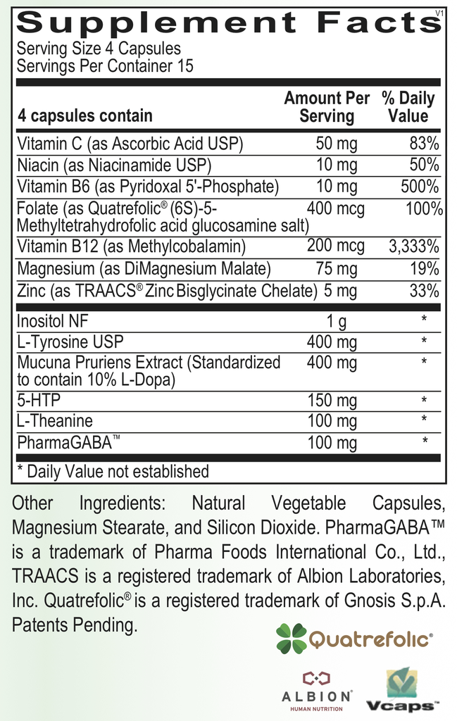Mood------------- NEUROQUAD-SUPPORT 60 CT