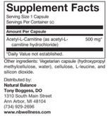 Biomed---------- ACETYL-L-CARNITINE 500 MG 90CT (PROTHERA/KLAIRE)