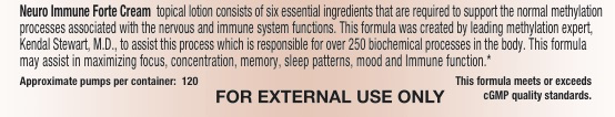 Basic------------- NEURO IMMUNE FORTE CREAM (2 Oz, 120 pumps)