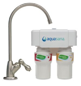 Water Filters Aquasana Under Counter Water Filter - brushed Nickel AQ-5200.55