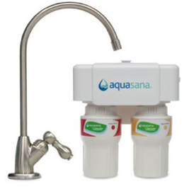 Water Filters Aquasana Under Counter Water Filter - brushed Nickel AQ-5200.55