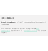 Basic------------- CBD HEMP OIL DROPS, 500 mg, 1 Oz