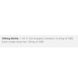 Basic------------- CBD HEMP OIL DROPS, 500 mg, 1 Oz