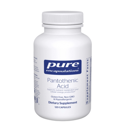 HPA-------------- PANTOTHENIC ACID 120CT (PURE ENCAPSULATIONS BRAND!)