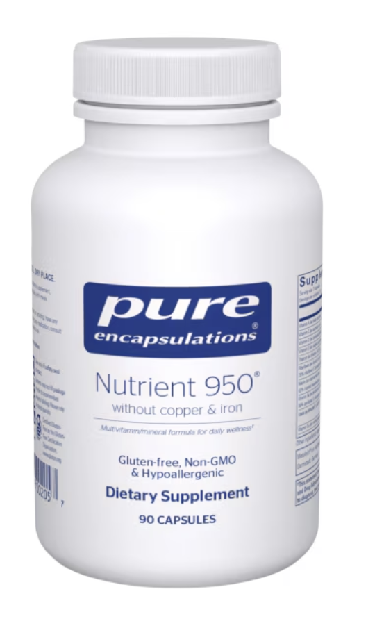 Basic------------- NUTRIENT 950 WITHOUT COPPER & IRON 180ct