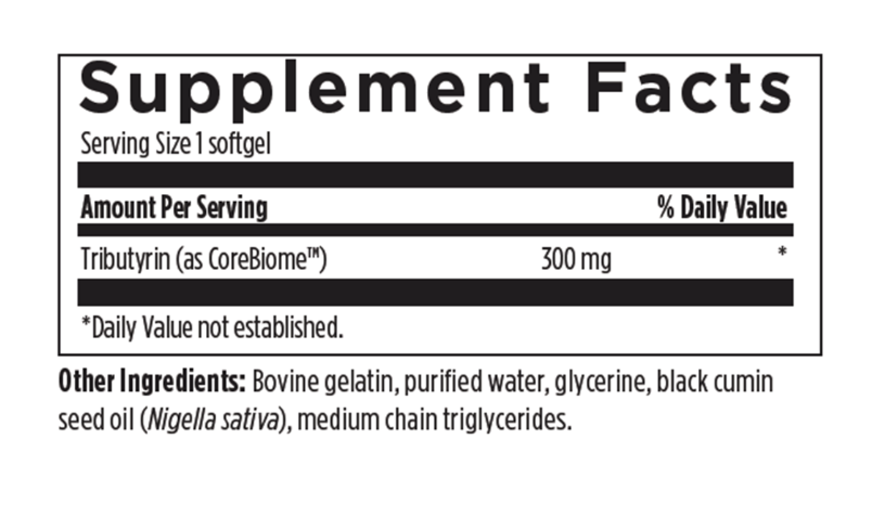 Gut and Digestion TRI-BUTYRIN SUPREME 60ct