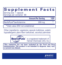 Basic------------- BENFOMAX (BENFOTIAMINE) 90ct