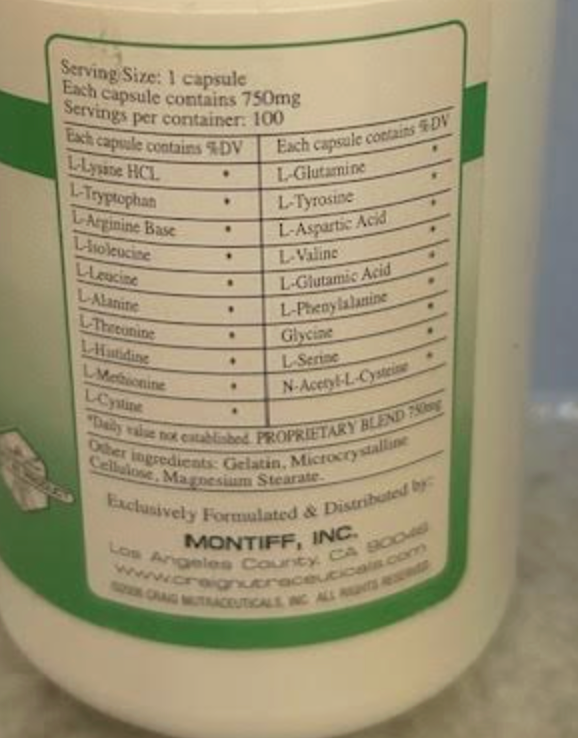 Mood------------- AMINO BALANCE+ 100ct **REPLACEMENT FOR PREVIOUS AMINO BALANCE FORTE