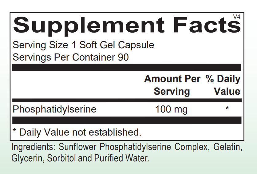 PHOSPHATIDYL SERINE 90 ct.