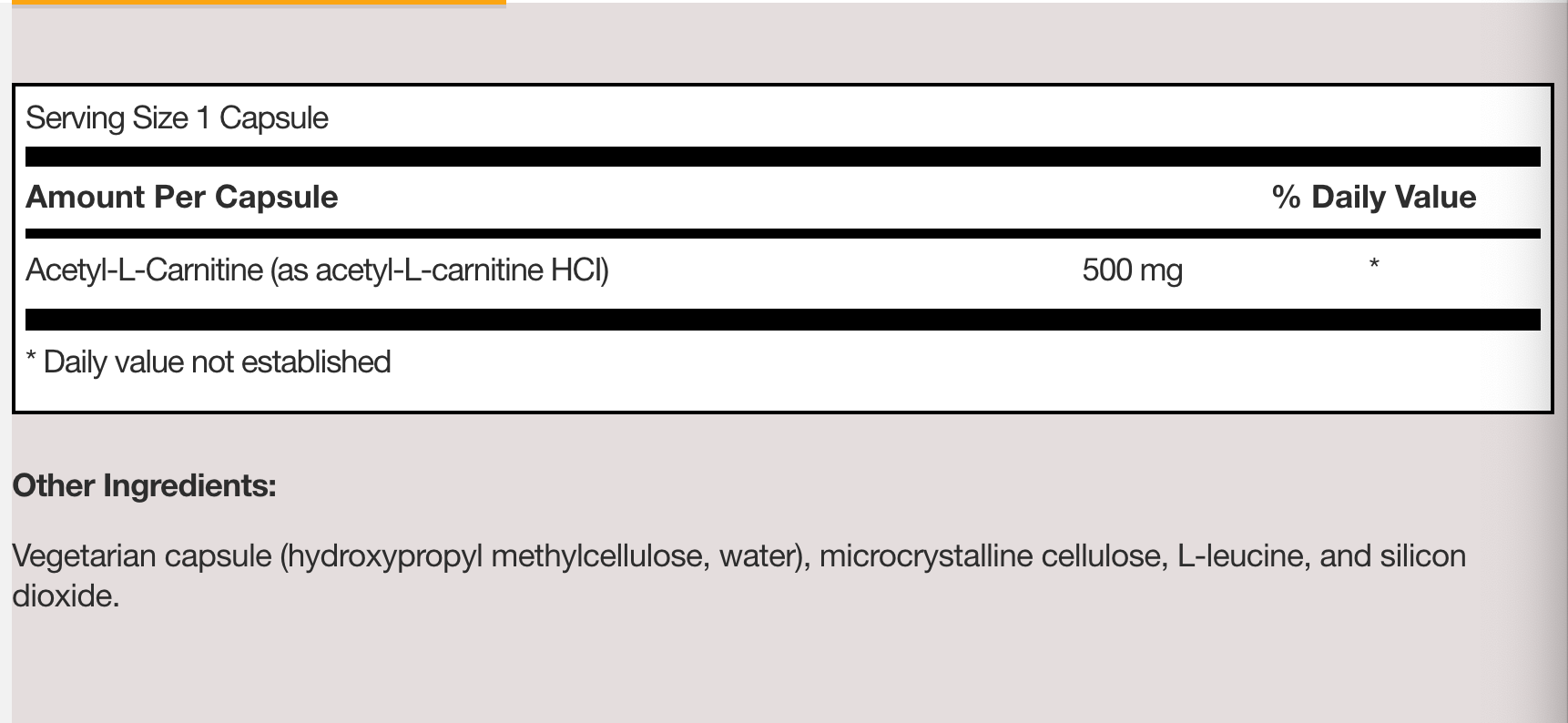 Biomed---------- ACETYL-L-CARNITINE 500 MG 90CT