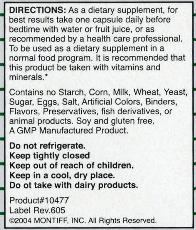 Mood------------- L-TRYPTOPHAN-120 CT - Montiff (New Label, same product as before)