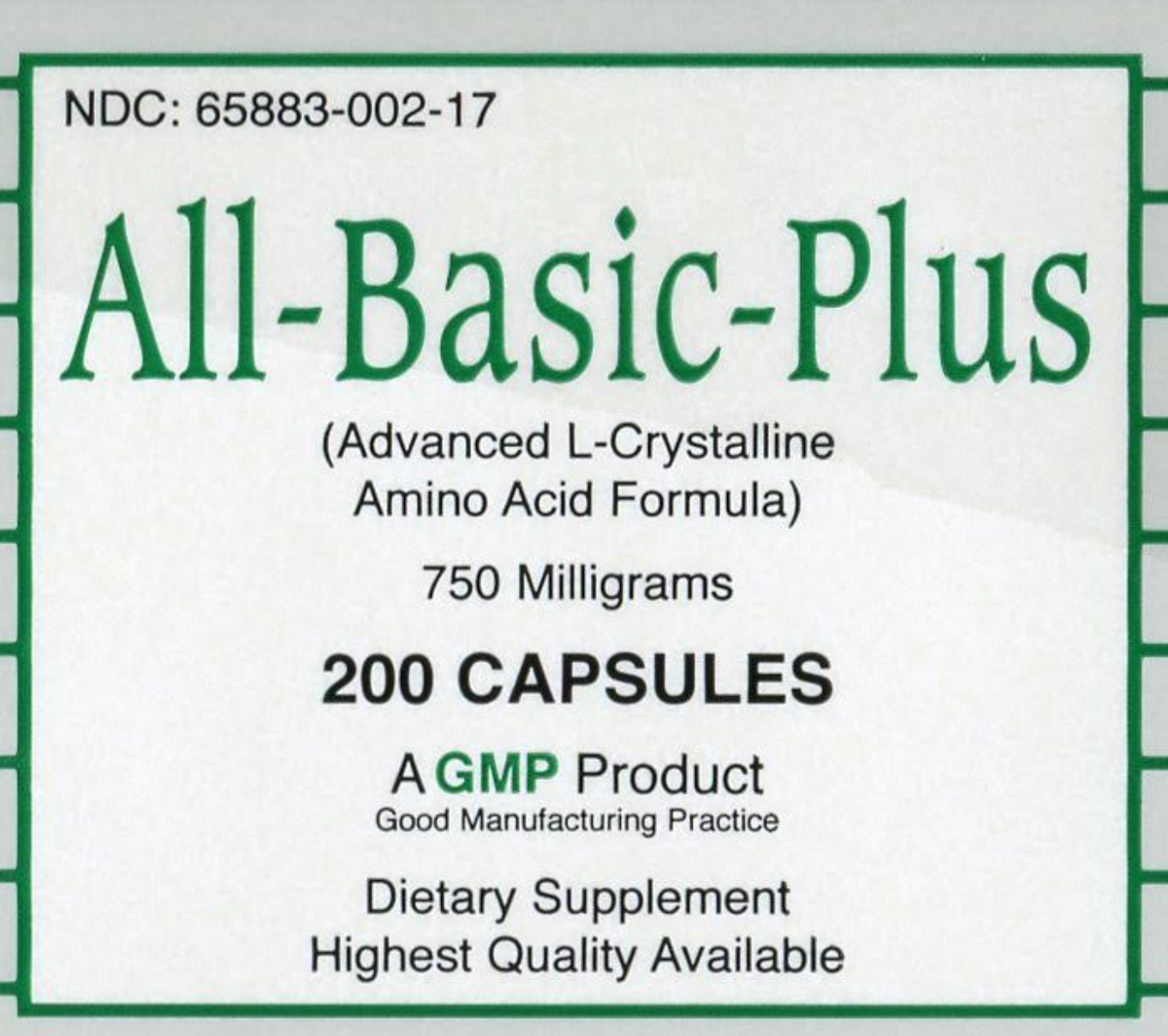Mood------------- All Basic + 200 CT (Replacement for AMINO BALANCE+ 200ct ) Montiff Lable, same product - Do not use until Amino Balance + is out