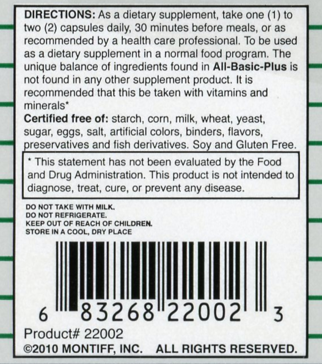Mood------------- All Basic + 200 CT (Replacement for AMINO BALANCE+ 200ct ) Montiff Lable, same product - Do not use until Amino Balance + is out