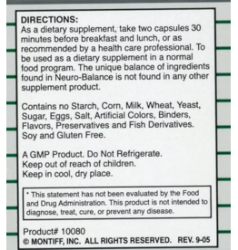 Mood------------- NEUROBALANCE 120 CT  (replacement for NEUROLIFT - Same product, new label)