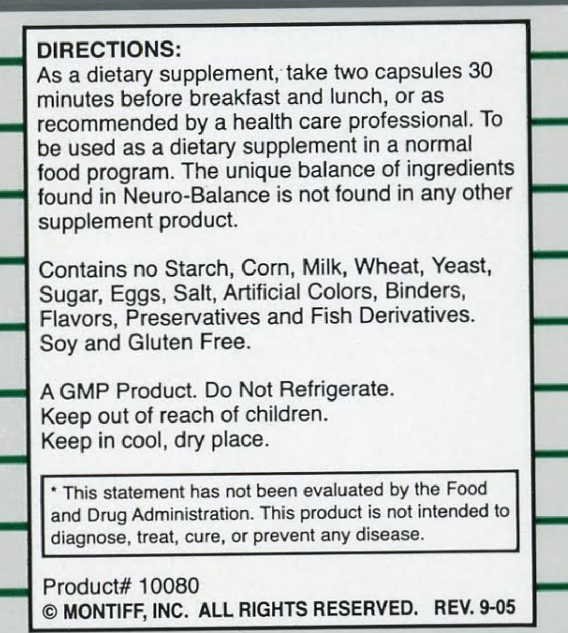 Mood------------- NEUROBALANCE 120 CT  (replacement for NEUROLIFT - Same product, new label)