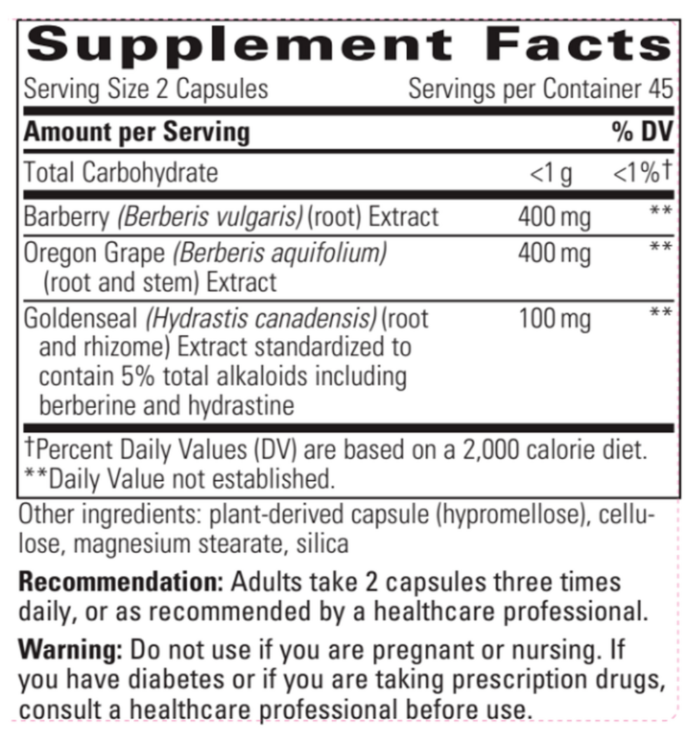 Gut and Digestion BERBERINE  COMPLEX - 90 CT (Replacement for Berberine Metabolic Support)