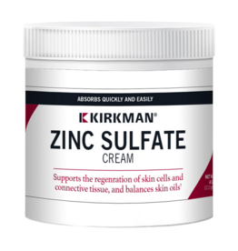 Biomed---------- ZINC SULFATE CREAM 4oz (113gm)- Dosis: 1 gm = 1/4 tsp