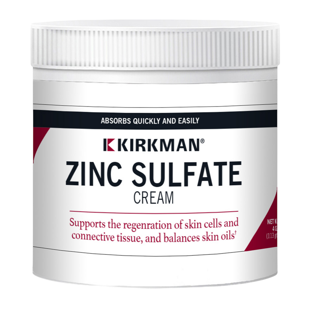 Biomed---------- ZINC SULFATE CREAM 4oz (113gm)- Dosis: 1 gm = 1/4 tsp