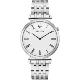 042429570610 BULOVA MENS ROMAN NUMERAL DIAL WATCH