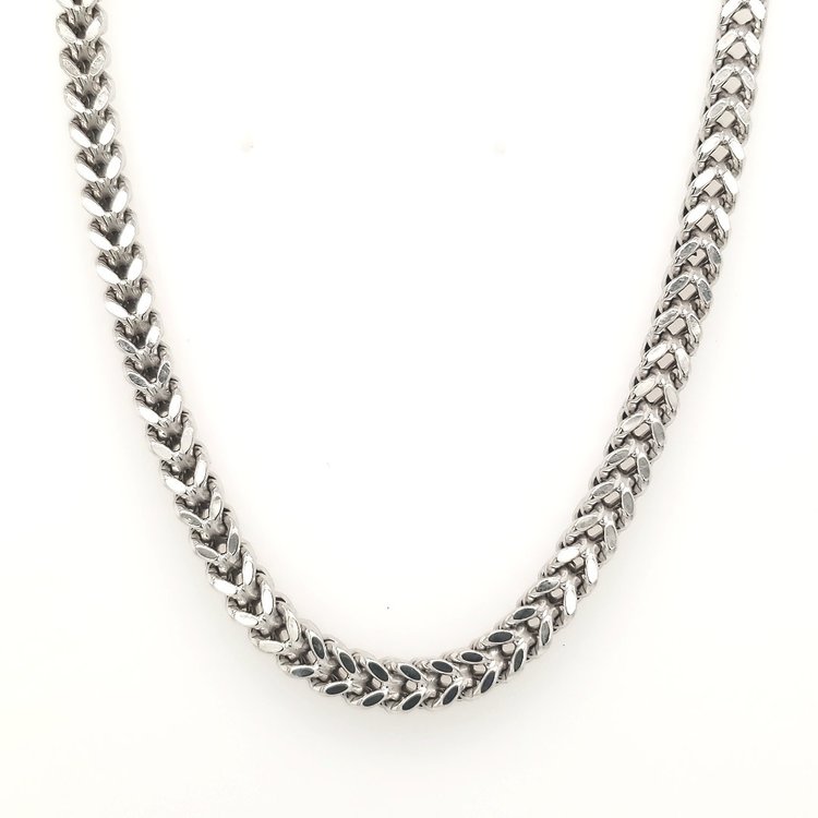 50053 14K WHITE GOLD  28"  4.75MM  FRANCO CHAIN